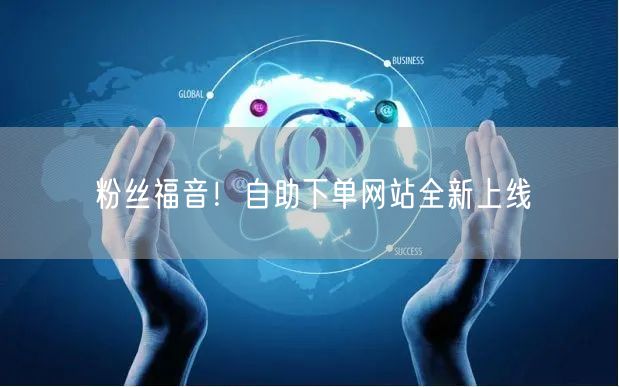 粉丝福音！自助下单网站全新上线
