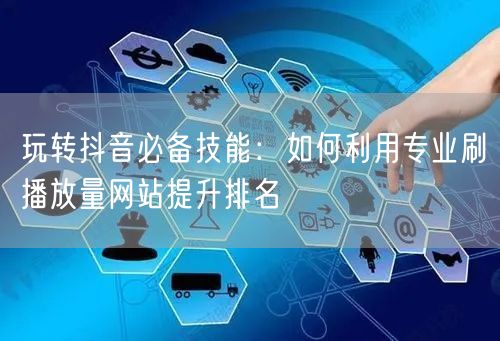玩转抖音必备技能：如何利用专业刷播放量网站提升排名
