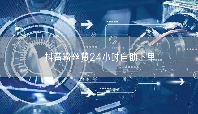 抖音粉丝赞24小时自助下单