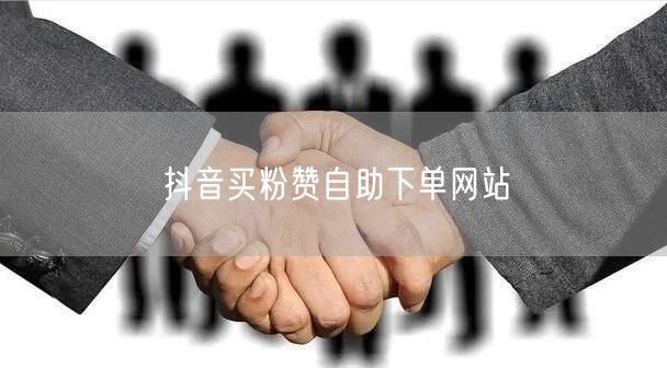 抖音买粉赞自助下单网站